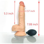 Realistic Squirting Dildo, Ejaculating Penis With Strong Suction Cup For Hands-Free Play, Sex Toy For Women, Men, Gay, Couple (S)
