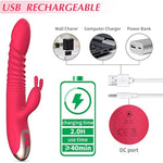 Thrusting Vibrator Dildo For Women G Spot Vibrator Clitoral Stimulator Sex Toys Dildos Vibrator With 8 Vibration Rabbit Vibrators Adult Sex Toy For Women And Couple