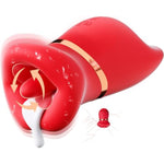 Vibrator Sex Toys For Women, 360° Tongue Rotating Clit Stimulator With 10 Vibrating & 3 Suction Modes, Rechargeable G Spot Vibrator & Nipple Toys, Whisper Quiet Waterproof Adult Toy For Her