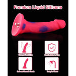 Sex Machine Attachment, Sex Toy Realistic Dildo Compatible With Harness, Dildo For Ukulele Love Machine Device Series With Ezfunlok Connector, 6.6 Inches