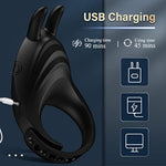 Vibrating Cock Ring Sex Toy Men - Adjustable Penis Ring Male Sex Toys For Men Couples Vibrators Clitoral Stimulator Vibrater Cock Sleeve Adult Sex Toys & Games With 7 Vibrations Penis Vibrator