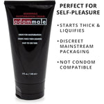 Adammale Masturbation Cream, Ultra Thick Water Based Lube For Men, Liquifies With Heat And Friction, Long Lasting Non Drying Formula, Personal Stroker Lubricant, Massage Cream, 5 Oz Tube