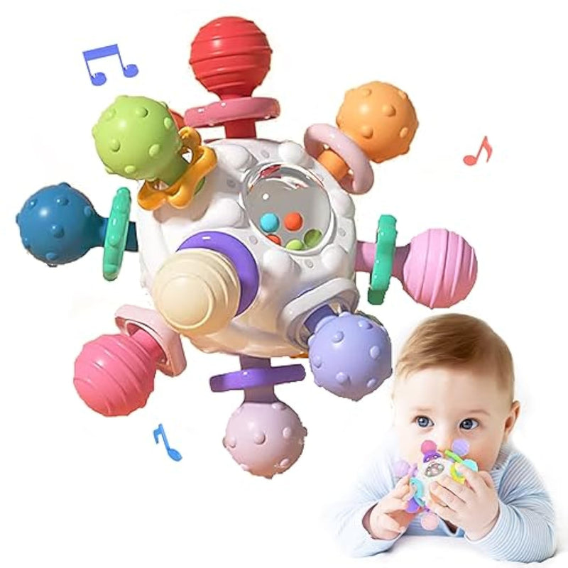 Baby Sensory Teething Toys For Babies 0 6 Months, Montessori Toys Baby Teet