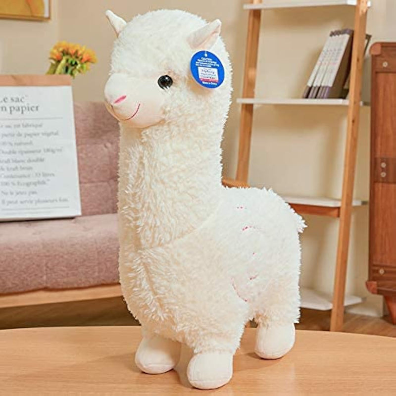 18" Llama Body Pillow, Giant Alpaca Plush Long Body Pillow, Llama Stuffed Anim