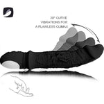 Thrusting Dildo Vibrator Sex Toys - Adult Toys Realistic G Spot Vibrator - 8 Seconds To Climax Finger Shaped Waterproof Portable Electric High Frequency Vibrators With 10 Powerful Modes Rechargeable