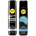 Back Door Silicone-Based Anal Lubricant 3.4 Fl Oz & Analyse Me Water-Based Personal Lubricant 3.4 Fl Oz
