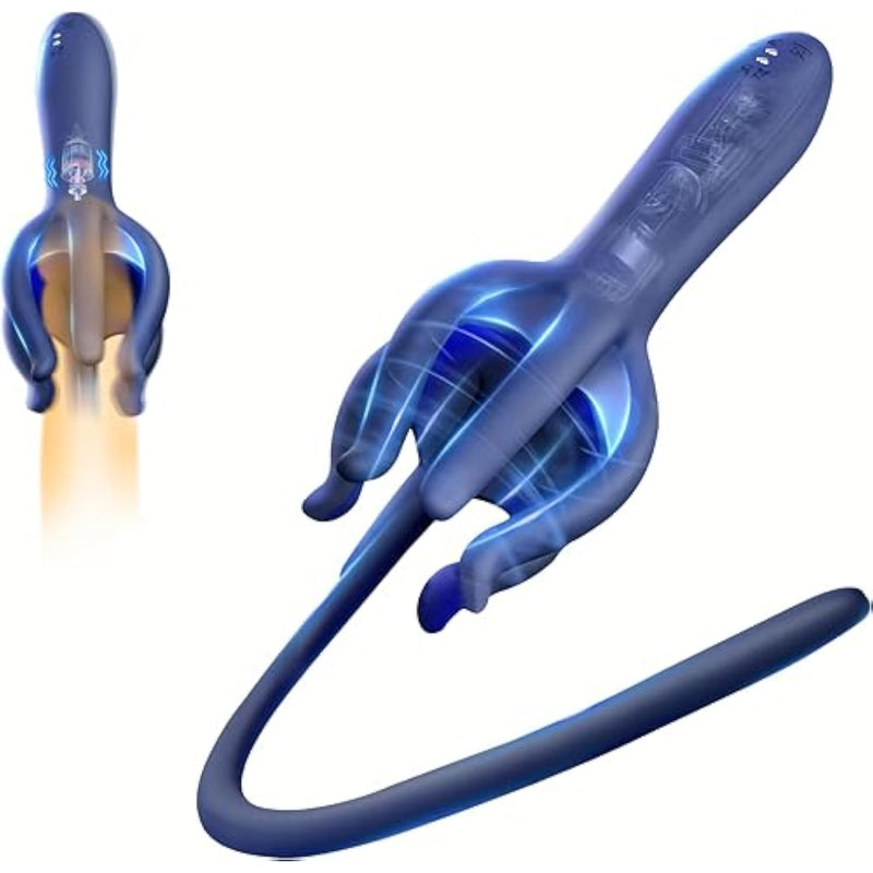 Stick Vibrating Male Sex Toys Urethra Stimulator Male Masturbator Urethral Plug Dilator With 10 Vibration Modes Adult Sex Toys For Men Oh-Ot-279