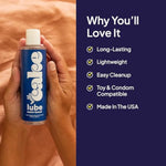 Hello Water-Based Personal Lubricant - Ph-Balancing Lube - Non-Sticky, & Long-Lasting Glide For Men, Women, And Couples, 8 Fl Oz