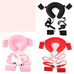 Adjustable Bondage Pillow Sex Swing With Soft Restraints Easy Installation Sex Swing For Bondage Black