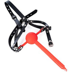 2in/5cm Silicone Macroporous Ball Mouth Plug Bondage Gags Muzzles. Personal Restraints Sex Toy para Kinky Tease Orgasm Sexual Restraints for Women Female Men Male Unisex (Red)