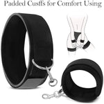 Bdsm Sex Bondage Restraints Set With Hands Wrist & Thigh Cuffs,Bed Retraint Sex Toys For Women Sex Swing Adjustable Handcuffs Ankle Cuffs Blindfold Restraint Bondaged Kit Adult Sex Toys For Couples