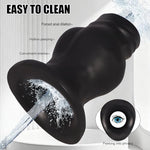 Silicone Hollow Butt Plug Trainer: Huge Hollow Tunnel Anal Plug Anus Dilator Anal Vagina Expander Anal Stretcher for Anal Training, Prostate Massager Large Anal Plug Anal Sex Toy for Men Women