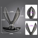 Anal Vibrator Training With 7 Vibration Silicone Vibrating Sex Toys Anal Plug Remote Control Prostate Massager Butt Plug Dilator For Men Women And Couples G-Spot Stimulator