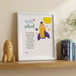 10 First Day of School Handprint Art Kit, DIY Handprint Craft for Kids