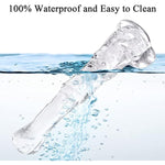 13.4 Inch Big Horse Dildo, Realistic Huge Thick G Spot Dildos With Strong Suction Cup, Flexible Anal Sex Toys For Women Men Gay Couple (Clear L)