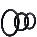 Penis Ring/Cock Rings,6 Pcs Different Sizes Silicone Penis Sleeve/Penistrainer,Stretchy Longer Harder Stronger Erection Semen Lock Ring,Delay Ejaculation Time Lasting Sex Toys For Men (Black 1)