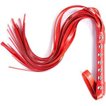 Flogger With Studs Fashion Studded Leather Whip 22“ Sex Flogger Bdsm Bondage Leather Spanking Sex Whip Adult Sex Games Bondage Gear & Accessories Sm Whip Bondage Flogger