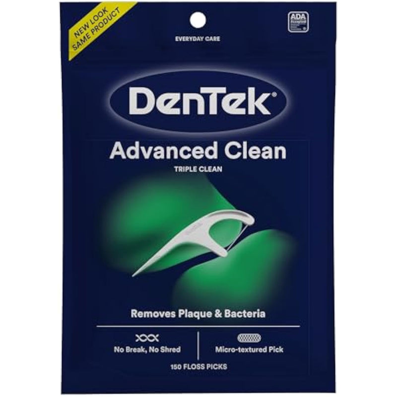 Astroglide Water Based Lube (5oz) Personal Lubricant Bundle with DenTek 150 Count Triple Clean Advanced Clean Mint Floss Picks