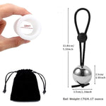 Metal Heavy Weight Hanger Stretcher Penis Extender Device Silicone Stacker Ball Ring Penis Rings Set,Penis Physical Exercise Tools Long Lasting Stronger Strechy Adult Sex Toys Game For Men Or Couples