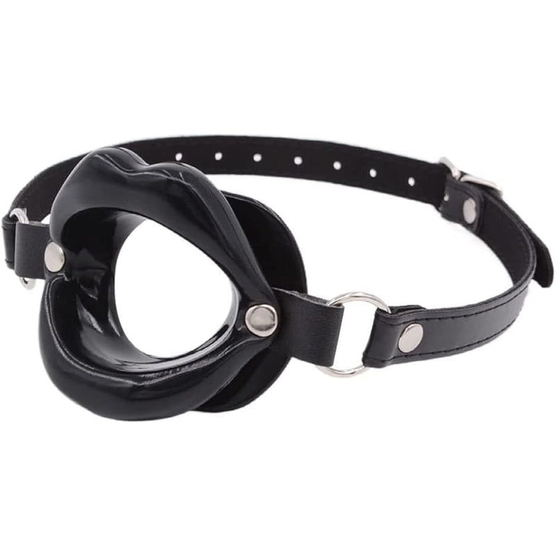 Gag Mouth Gag Silicone Lip Separator With Mouth Opening Sm Ball Gag Lips Harness Bondage Adjustable Forged Mouth Open Leather Flirting Sex Toy For Beginners Couples