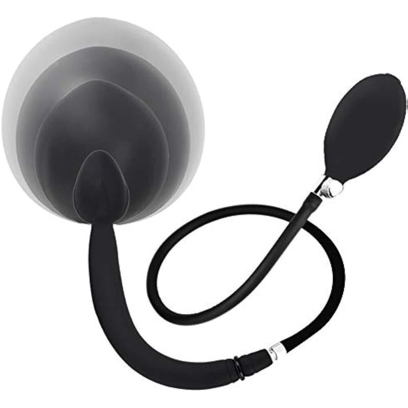 Inflatable Silicone Anal Plug Built In Metal Ball Dog Puppy Tail Butt Expand Trainer Waterproof Sm Anus Sex Toy Detachable Backdoor Stimulator Perineum Massager For Women, Men And Couples