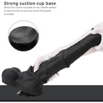 Xxxl Black Giant Realistic Silicone Horse Cock Dildo, Animal Big Fake Penis Anal Dildos Butt Plug G-Spot Vagina Prostatic Stimulation Sm Orgasm Adult Sex Toy For Men Women Couple (Black-Xxxl)