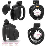 Male Bdsm Spiked Cock Cage Chastity Device With 4 Arc Rings Set, Cbt Spikes Cage Men Abstinence Penis Pain Bondage Sm Punishment Extreme Fetish Sex Toys For Gay Couples Professionals (Pink)