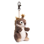 Squirrel Stuffed Animal Plush Keychain 4-Inch