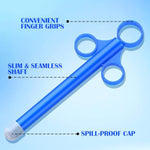 Lube Applicator Syringes, Anal Lube Injector Syringe Reusable Long, Lube Shooter Sex Accessories For Adults, Personal Lubricant Injector, Vaginal Lube Applicator With Airproof Silicone Cap