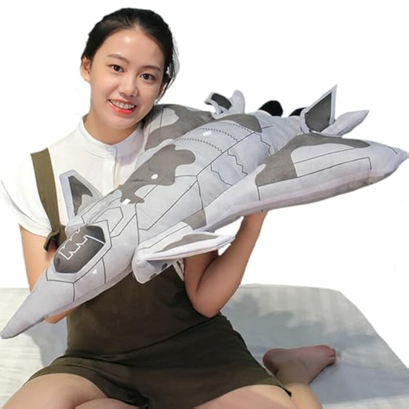 29 Inch Airplane Plush Toy With Blanket – Warplane Stuffed Animal, Space Shuttle Plush For Kids, Sofa Or Travel Decor