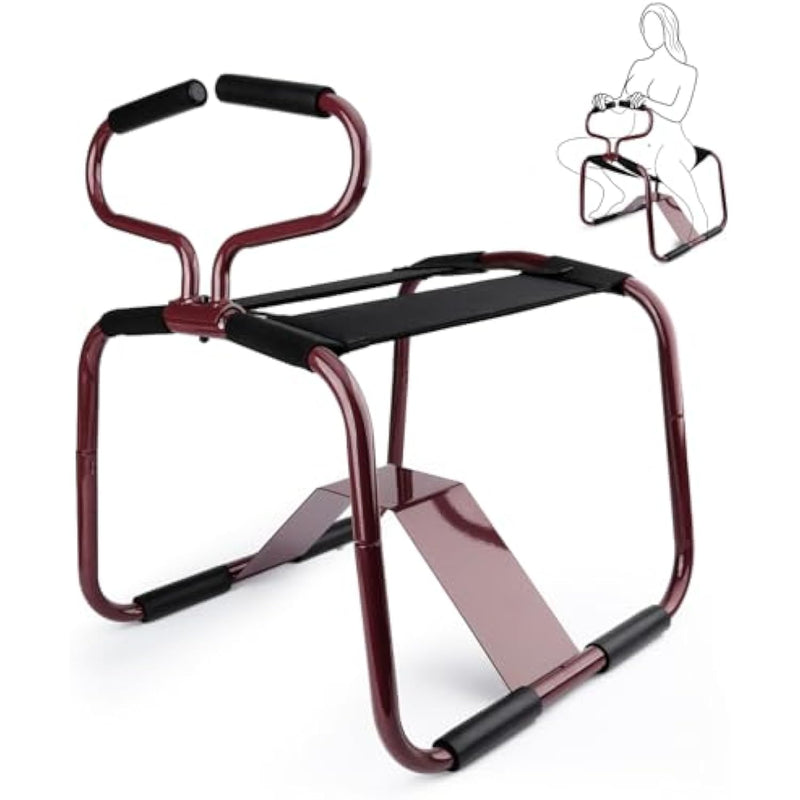 Bondage Chair Sex Furniture Bouncing Mount Stools Adult Sex Toy, Sex Love Chair With Handrail Detachable And Convenient Elastic Chair For Position Support, Weightless Position Sex Bench For Couples