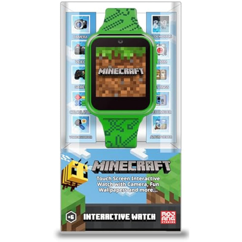 Microsoft Minecraft Green Educational Learning Touchscreen Smart Watch Toy