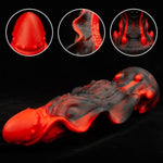 Monster Butt Plug Anal Plugs Anus Stretcher Prostate Massager Realistic Liquid Silicone Mystery Devilfish Dildo With Strong Suction Cup For Men Women Adult Sex Toys (L)