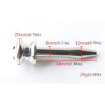 Hollow Stainless Urethra Sound,Metal Penis Plug With Double Staple Dilator Masturbation Rod Stimulation For Men Urethral Plug Exercise Expanding Massage