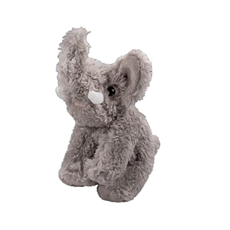 Ecobuddiez - Elephant From . Small 13Cm Soft Plush Animals Made From Recycled Plastic Bottles. Eco-Friendly Cuddly Gift For Kids And Cute Stuffed Animal Toy For Toddlers.