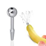 Hollow Urethral Plug, Metal Urethral Sounds Urethral Dilator Penis Plug Prostate Stimulation Men Sex Toy For Beginners, 2.48 Inch