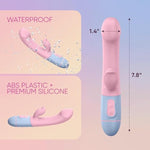 Rabbit Dual-Stimulation Sex Toys - Adult Toy With 20 Vibration Modes, Waterproof, Body-Safe Materials, Uses 4 Aaa Batteries For Up To 90 Minutes - Premium Quality Sex Toy