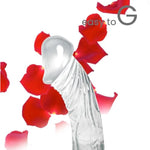 18.1 Inch Super Long Realistic Double-Ended Dildo Transparent Double Sided Dildos Anal Long Dildo Soft And Flexible Double Dildo Double Dong Realistic Dildos For Couple Men Women Penis