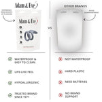 Adam'S Silicone Triple Ring Cage, 3 Soft Snug Loops For Enhanced Erection Support, Ball & Shaft Penis Rings, Hypoallergenic Ribbed Design, Lasting Performance, 2.75 X 2.1 Inches