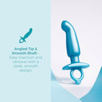 Tapered Silicone Anal Plug for Prostate Stimulation and Deep Pleasure