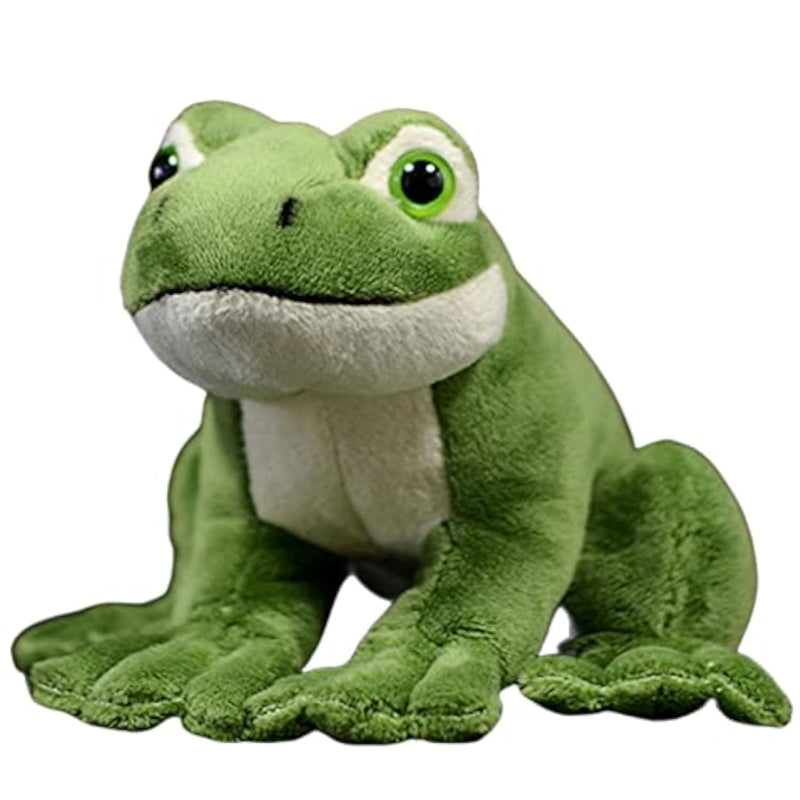 Realistic Stuffed Frog-Green 6.3",Frog Plush Toy, Frog Plushies,Soft Frog Stuffed Animal,Girl Toys,Frogs For Gifts For Kids