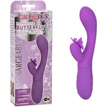 Rechargeable Butterfly Kiss Flutter – Rechargeable G Rabbit Massager Sex Toy For Women - Purple