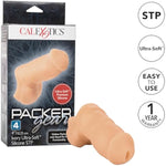 Packer Gear 4 Inch Ultra-Soft Silicone Stp (Stand-To-Pee) Packer Penis - Ivory Se-1582-20-3