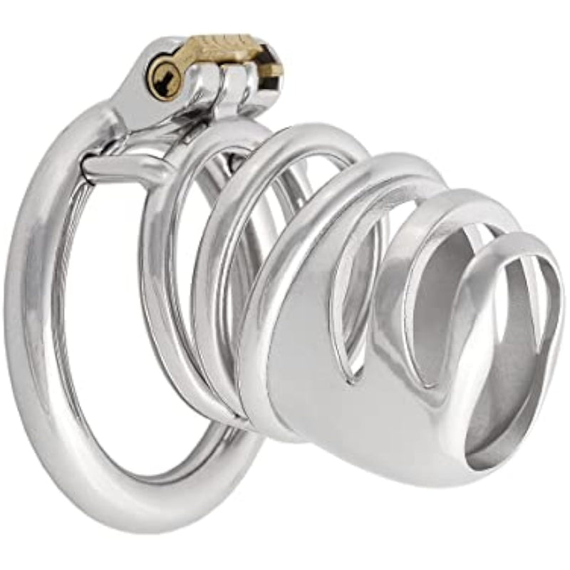 Male'S Chastity Devices Cage Stainless Steel Trainer Kit For Men Chasity Cage J1450 50Mm