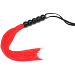 Rubber Sex Flogger Whip - Beginners Super Soft 15 Inch Flogger Whip For Sex Adult (Red)