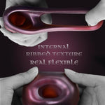 Hentai Tentacle Style Fetish Adult Toy Penis Sleeve,Orgasm Enhancer,Fantasy Creature Sheath With Ribbed Interior,Stretchy Ball Loop Closefit Design Silicone Sex Toy,Male Genital Extender