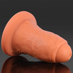 3.5" To 5.1“Diameter Extra Wide Huge Dildo,9.25 Inch Silicone Short Giant Uncut Foreskin Dildo With Suction Cup,Xxxl Big Fat Butt Plug For Deep Anal Stretch & P-Spot Stimulation