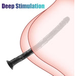 19.09 Inch Extra Super Long Dildo Anal Plug Sex Toys For Deepest Sex, Black Realistic No-Balls Huge Big Giant Dildos With Strong Suction Cup Hands-Free Play Flexible Penis Butt Plugs For Women Men Gay