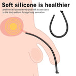 Male Masturbation Rod Penis Plugs Training, Super Long Smooth Silicone Stimulatior, Removable Plug, Hollow Design Insert Rod, Sex Toys For Men (M)