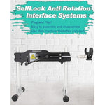 Diy Clamp Adapter For “Fr Series” Premium Sex Machine For Clamp Vibrator Dildo Toys(Black Clamp)